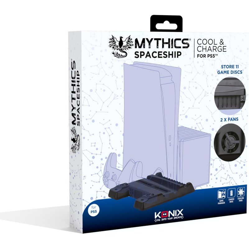 MY SPACESHIP COOLER AND CHARGER FOR PS5