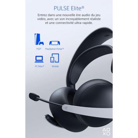 PULSE ELITE WHITE WIRELESS HEADSET