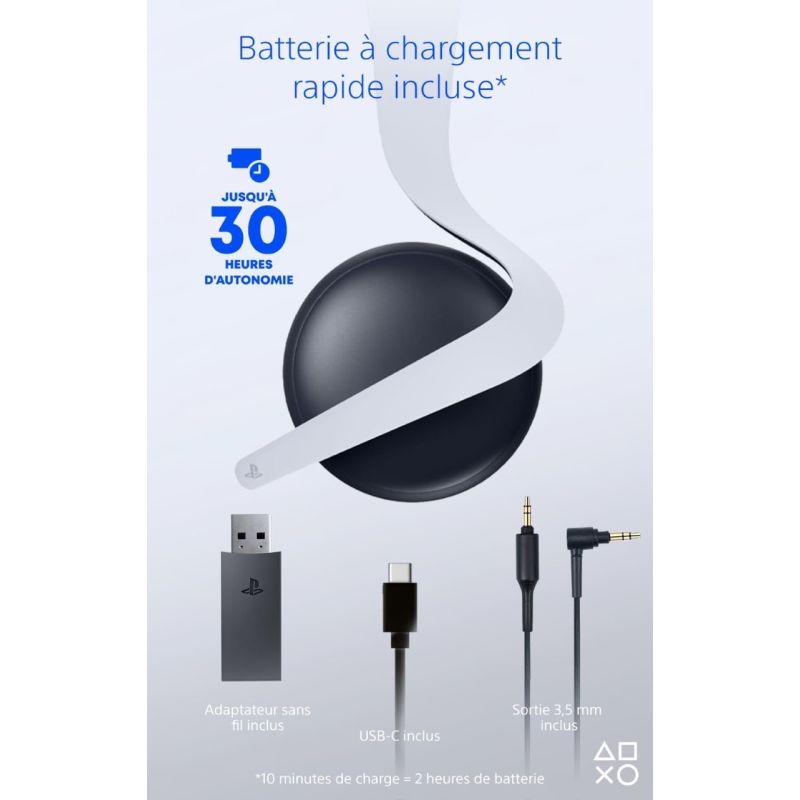 PULSE ELITE WHITE WIRELESS HEADSET