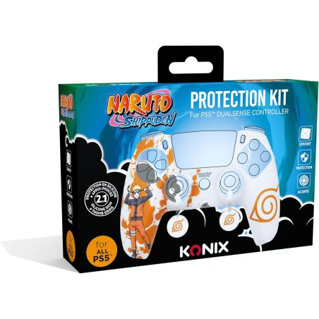 COQUE DE PROTECTION POUR DUALSENSE PS5 KURAMA/KYUBI NAURTO BLANC
