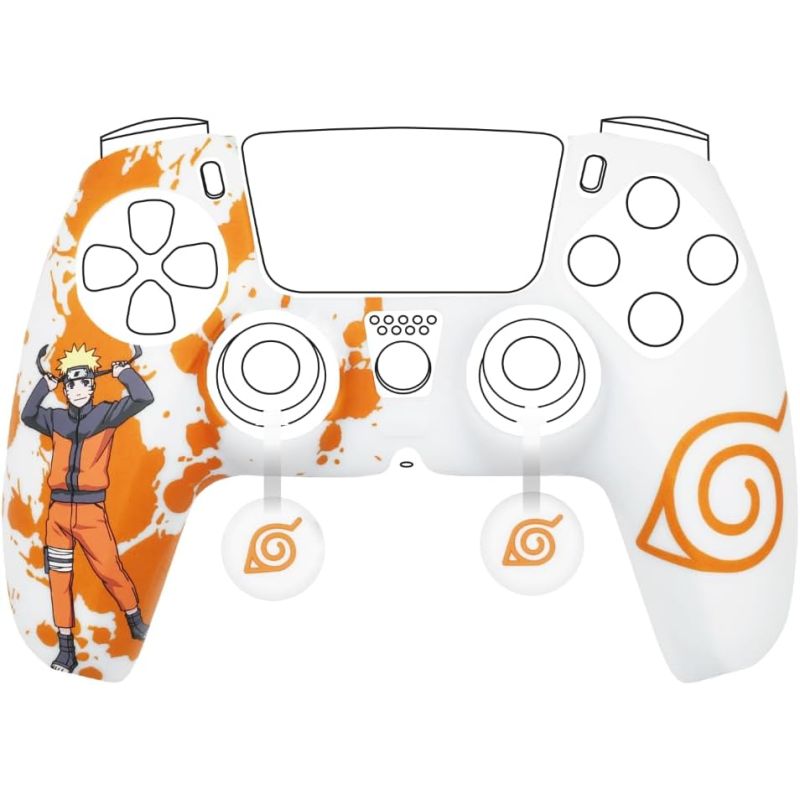 PROTECTIVE CASE FOR DUALSENSE PS5 KURAMA/KYUBI NAURTO WHITE