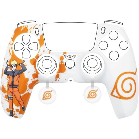 COQUE DE PROTECTION POUR DUALSENSE PS5 KURAMA/KYUBI NAURTO BLANC