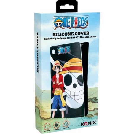 FACADE DE PROTECTION PS5 SLIM ONE PIECE LUFFY NOIR