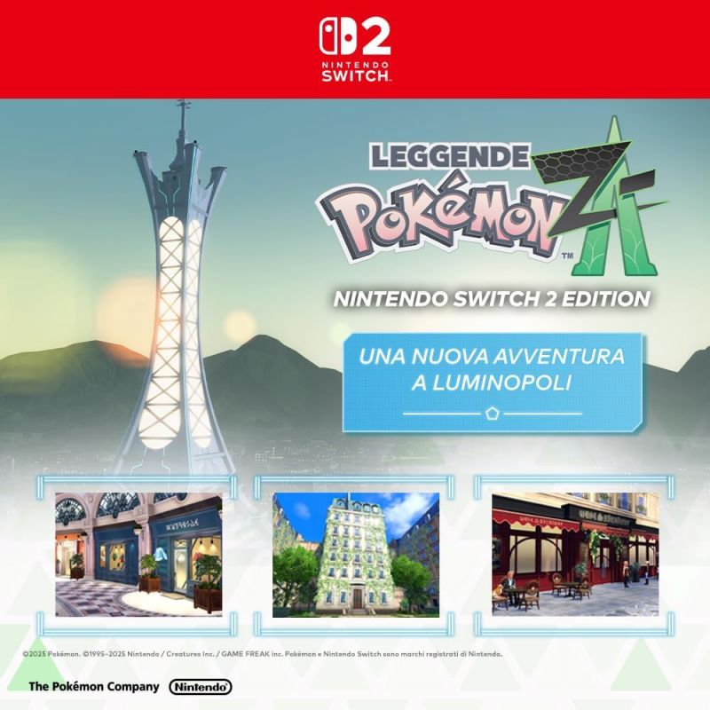 CONSOLE SWITCH 2 + LEGENDES POKEMON Z-A