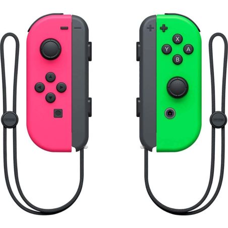 PAIRE JOY CON SWITCH JOY-CON ROSE VERTE
