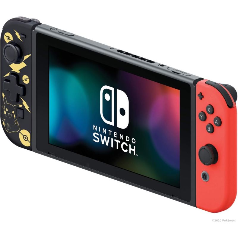 MANETTE SWITCH D-PAD POKEMON - PIKACHU NOIR ET OR