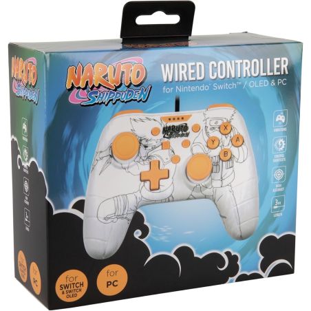NARUTO WHITE WIRED SWITCH CONTROLLER