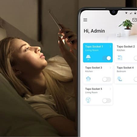 PRISE CONNECTEE MINI TAPO P100 WIIFI 2300W BLANC