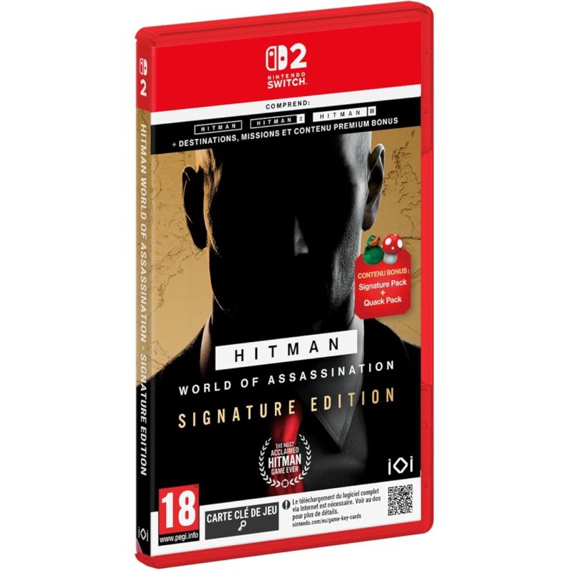 JEU SWITCH 2 HITMAN WORLD OF ASSASSINATION