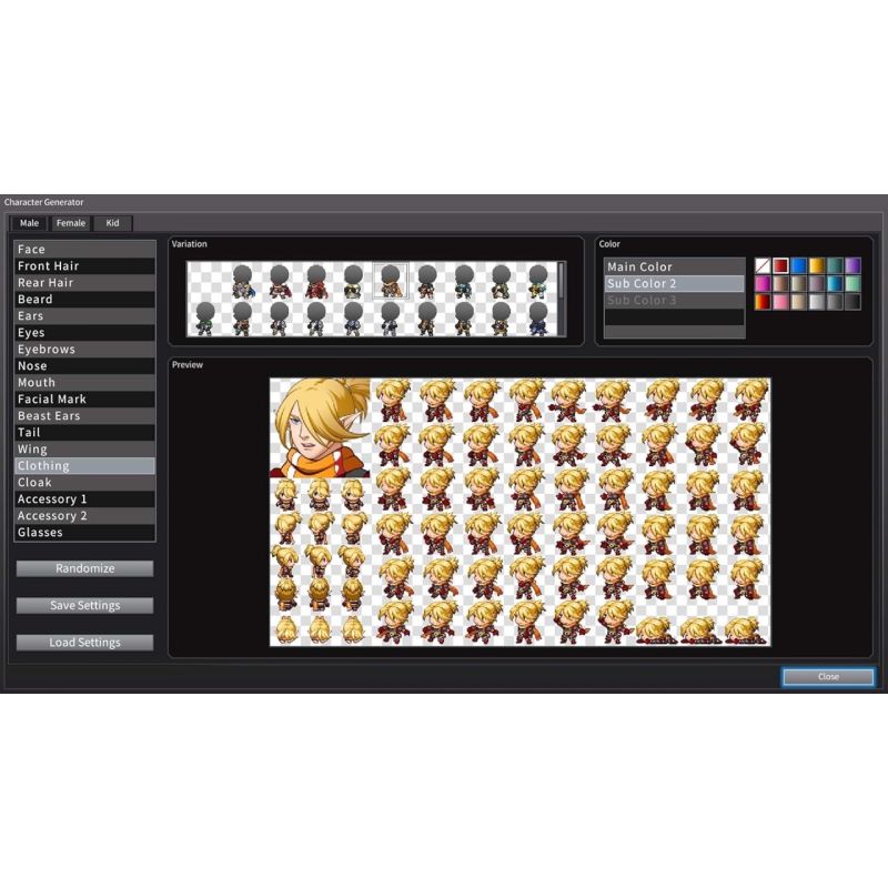 JEU SWITCH RPG MAKER MV