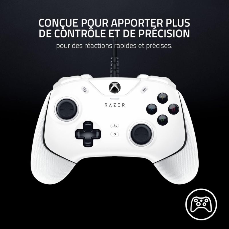 CONTROLLER FOR XBOX WOLVERINE V2 WHITE