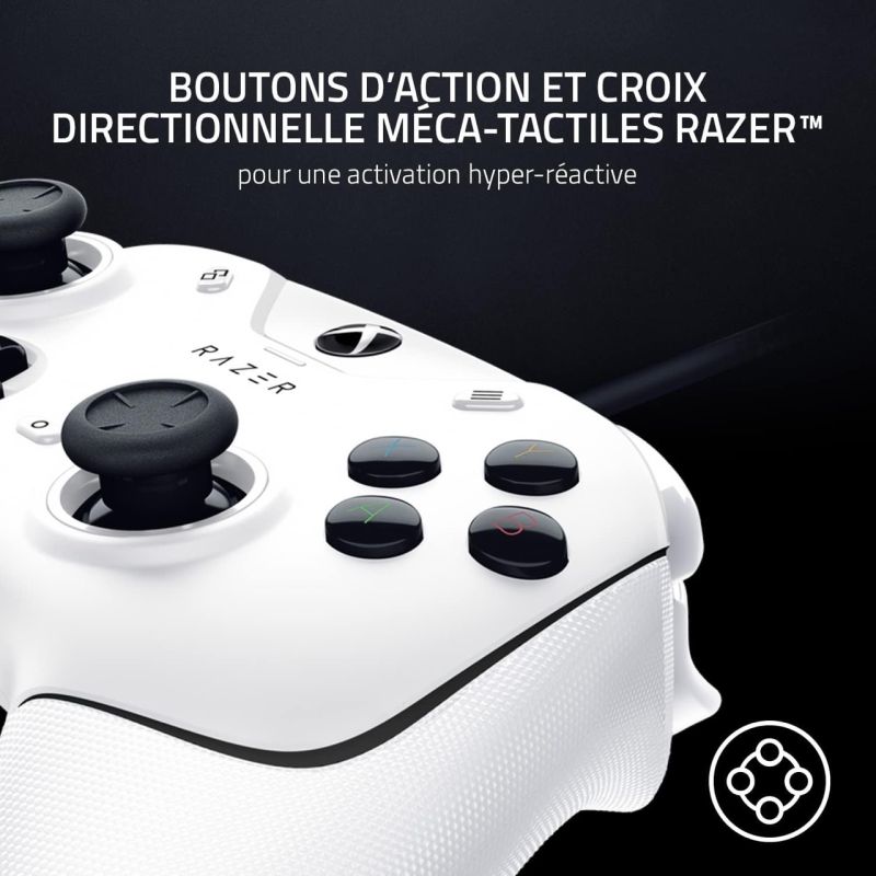 MANETTE POUR XBOX WOLVERINE V2 BLANC