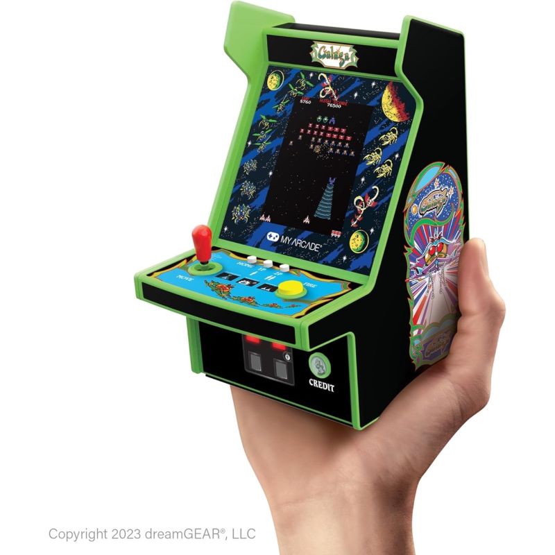CONSOLE MICRO PLAYER ARCADE GALAGA 2 EN 1