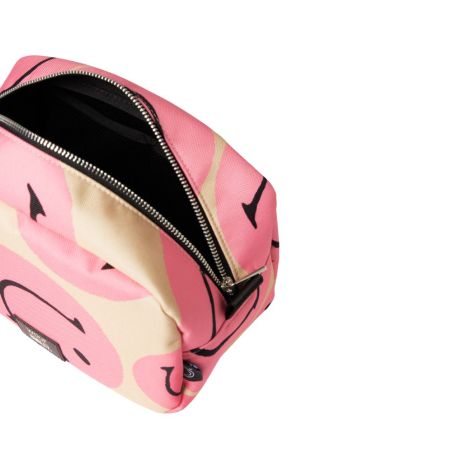 TROUSSE DE TOILETTE LARGE 29.5CM SMILEY PINK