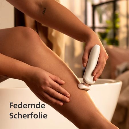 RASOIR LADY SHAVER SERIES 6000 BRL146/00 BLANC/ROSE