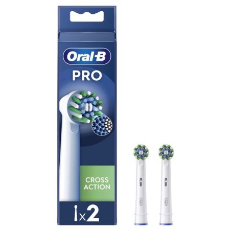 TETES DE BROSSE ORAL B CROSS ACTION X2