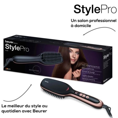 STYLE PRO CERAMIC BLACK AND COPPER STRAIGHTENING BRUSH