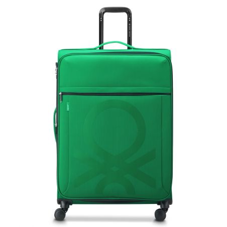 SOFT SUITCASE COLOR BLOCK TR EXT 4DR 76 CM GREEN