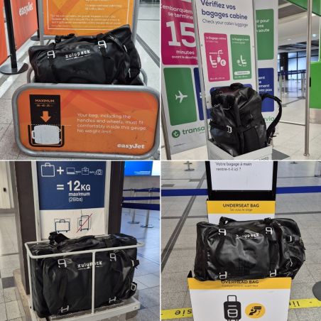 SAC CABINE ETANCHE ANTIPODE 45 L NOIR