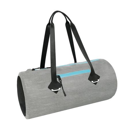 SAC DE SPORT IMPERMEABLE YOGY 16 L GRIS ET TURQUOISE