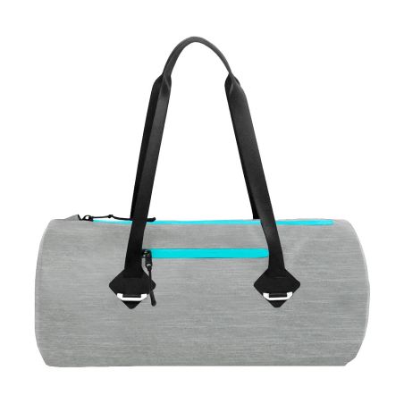 SAC DE SPORT IMPERMEABLE YOGY 16 L GRIS ET TURQUOISE