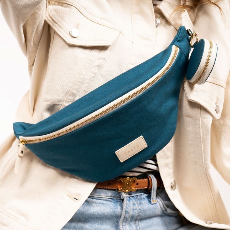 SAC BANANE BLEU PAON