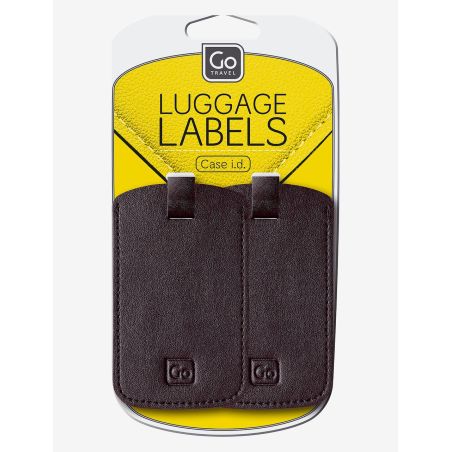 BLACK LUGGAGE TAG (X2)