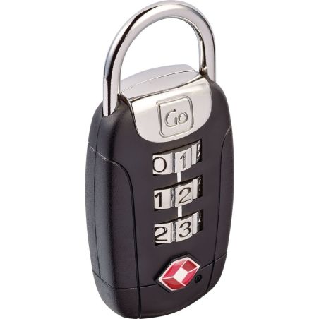 CADENAS GRAND CADRAN TSA TWIST N SET NOIRET METAL