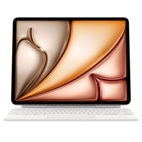MAGIC KEYBOARD POUR IPAD AIR 13 POUCES M3 2025 BLANC