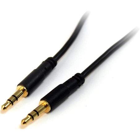 CABLE JACK AUDIO STEREO 3.5MM M/M 3M NOIR
