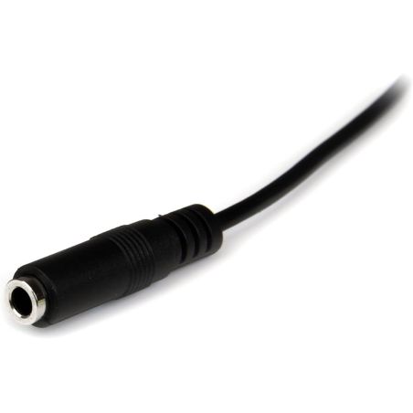 CABLE JACK AUDIO STEREO 3.5MM M/F 2.5M NOIR