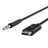 CABLE USB-C VERS JACK 3.5MM0.9M/3FT NOIR
