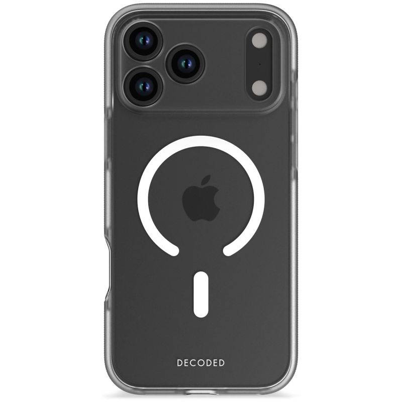 COQUE MAGSAFE DROPTEC IPHONE 17 PRO MAX TRANSPARENTE GIVREE