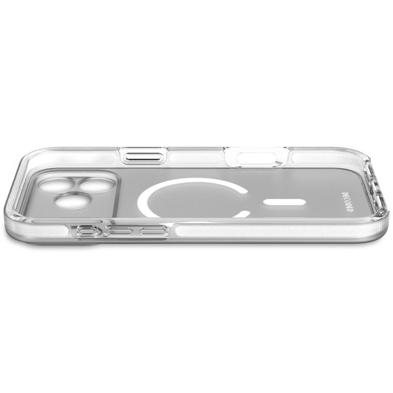 COQUE MAGSAFE DROPTEC IPHONE 17 PRO MAX TRANSPARENTE GIVREE