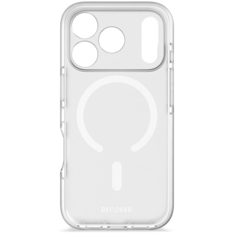 COQUE MAGSAFE DROPTEC IPHONE 17 PRO MAX TRANSPARENTE GIVREE