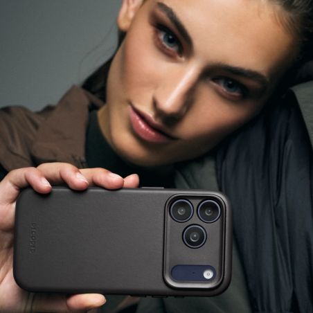 COQUE MAGSAFE PHONE 17 PRO MAX CUIR NOIR