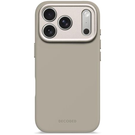 COQUE MAGSAFE AM IPHONE 17 PRO SILICONE SOFT TAUPE