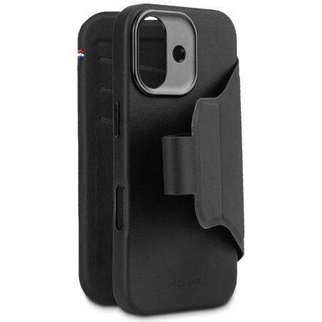 FOLIO IPHONE 17 SILICONE TEXTURE PHANTOM BLACK