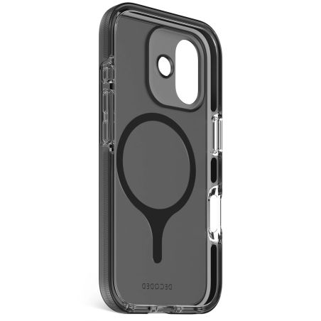 COQUE MAGASAFE DROPTECIPHONE 17 TRANSPARENT FROST NOIR