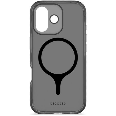 COQUE MAGASAFE DROPTECIPHONE 17 TRANSPARENT FROST NOIR