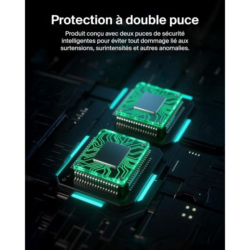 BATTERIE EXTERNE 20000 MAH USB-C ET 2 USB-A BLEU