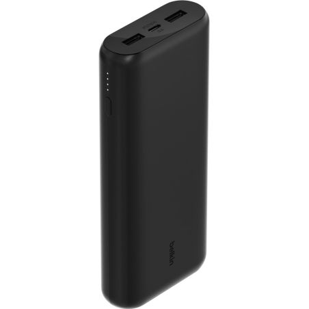 BATTERIE EXTERNE 20000 MAH USB-C ET 2 USB-A NOIR