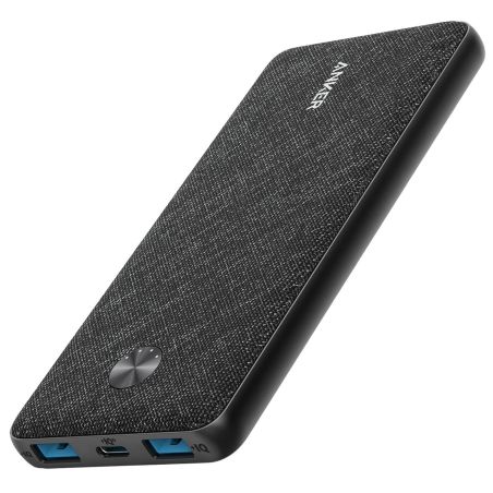 BATTERIE EXTERNE 10000 MAH 20W 3 PORTS NOIR