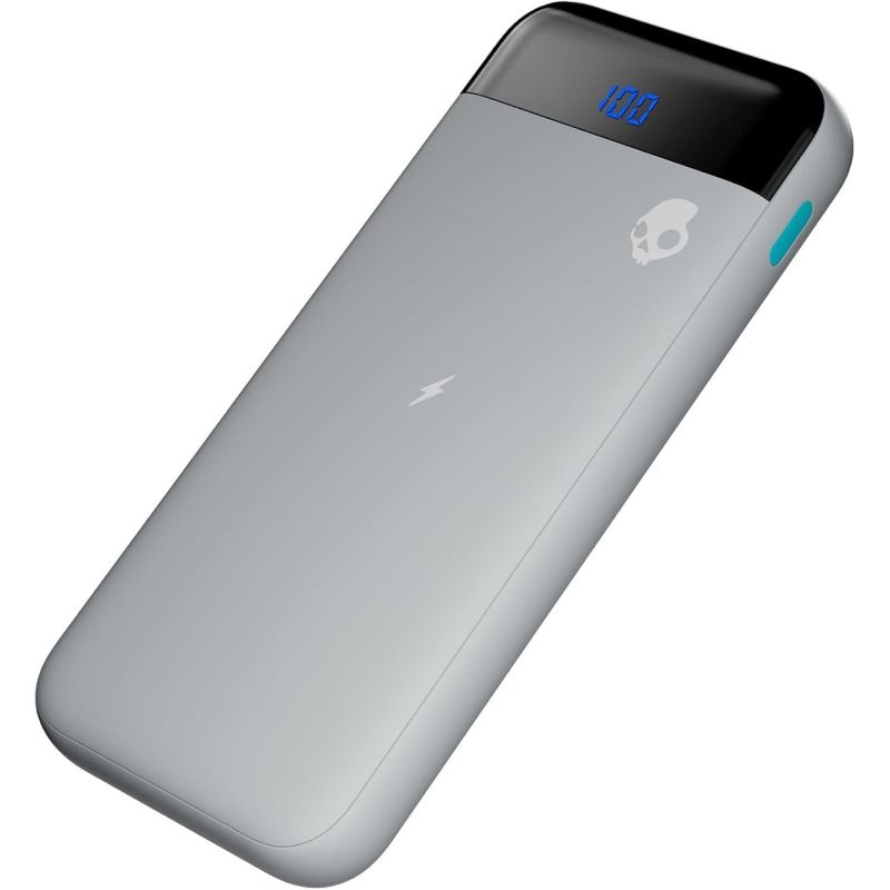 CHARGEUR PORTABLE STASH 10 000 MAH GRIS/BLEU