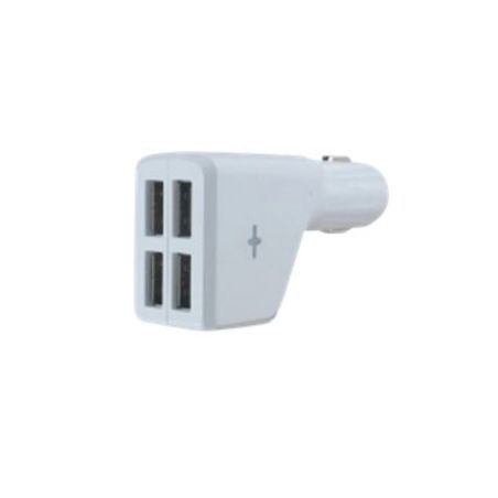 CHARGEUR VOITURE 4 USB BLANC