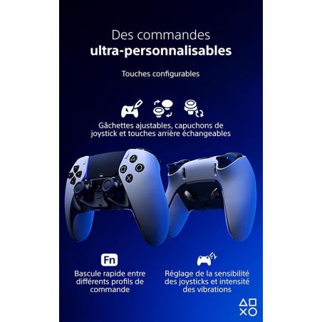 MANETTE DUALSENSE V2 POUR PS5 EDGE WHITE