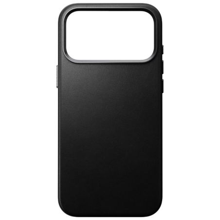 COQUE MAGSAFE IPHONE 17 PRO MAX NOIR CUIR NOIR
