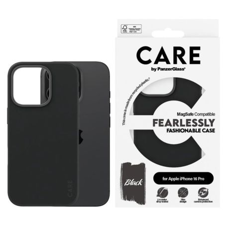 COQUE RIGIDE MAGSAFE FASHIONABLE CARE POUR IPHONE 16 PRO NOIR