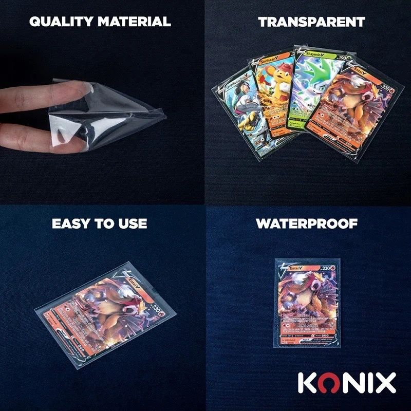 PERFECT SLEEVES CARD SLEEVES 64 x 89 MM 100PCS