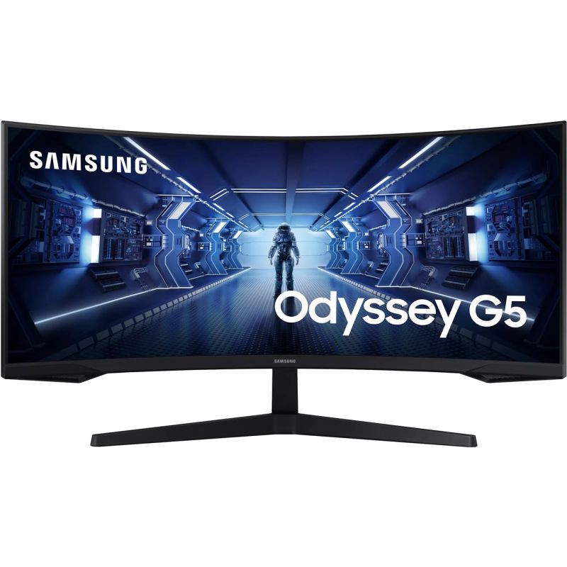 ODYSSEY G5 G55T 34'' CURVED UWQHD BLACK MONITOR
